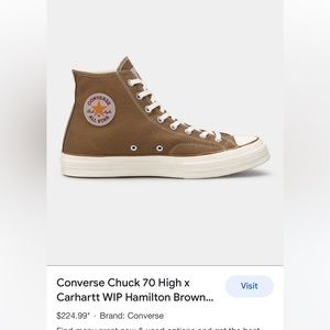 Converse Chuck Taylor 70 high X Carhartt